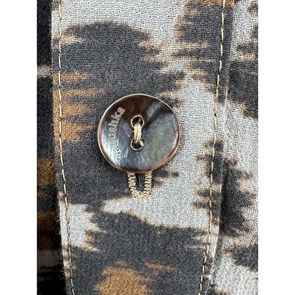 Nanushka Johanna Ocelot Print Twist Waist Mini‎ Dress Medium - Picture 9 of 9